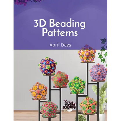 3D Beading Patterns: Collection of 20-faced Ball Projects - Paperback