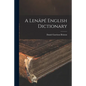 A Lenâpé English Dictionary - Paperback