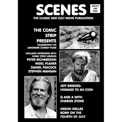 Scenes Issue 8: The Classic and Cult Movie Publication - Comic Strip Presents, Sharon Stone - Paperback