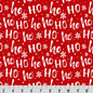 Ho Ho Ho Cloud Cuddle Scarlet Fabric per yard