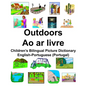 English-Portuguese (Portugal) Outdoors/Ao ar livre Children's Bilingual Picture Dictionary - Paperback