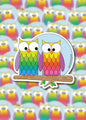 Hootsville Row Owls Stickers