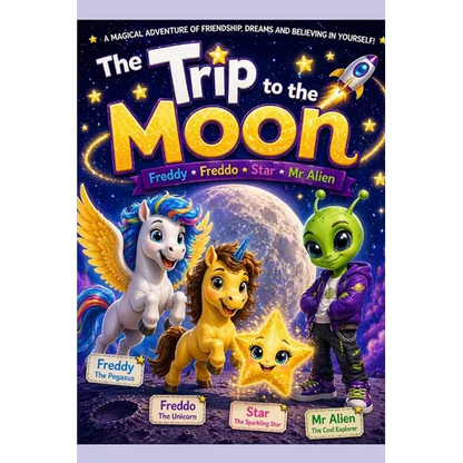 The Pegasus, The Unicorn and the Star.: The Trip to the Moon - Paperback