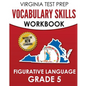 VIRGINIA TEST PREP Vocabulary Skills Workbook Figurative Language Grade 5: Covers Idioms, Phrases, Similes, Metaphors, and Hyperbole - Paperback