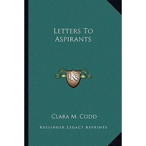 Letters To Aspirants - Paperback