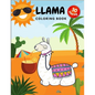 Llama Coloring Book: Crazy Colouring Book for Kids and Adults - Paperback