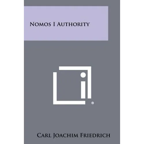 Nomos I Authority - Paperback