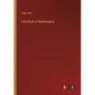 First Book of Mathematics - Paperback