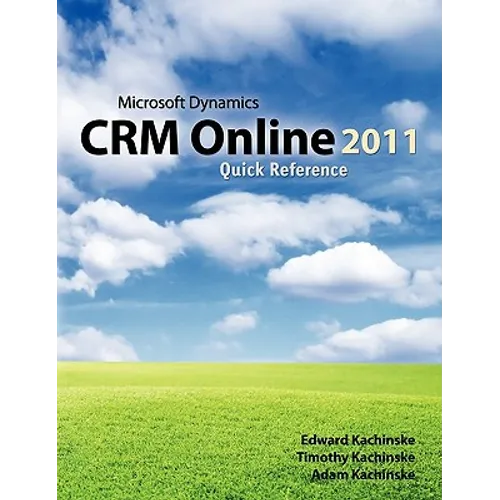 Microsoft Dynamics CRM Online 2011 Quick Reference - Paperback