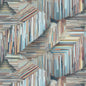 I Walk the Line Slate Cotton Wideback Fabric per yard