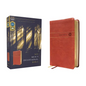 Niv, Men's Devotional Bible (by Men, for Men), Leathersoft, Brown, Comfort Print - Imitation Leather