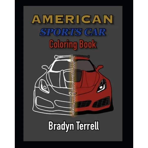 American Sports Car Coloring Book - Paperback