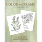 Color and Frame: Herbs - Paperback