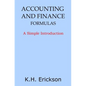 Accounting and Finance Formulas: A Simple Introduction - Paperback