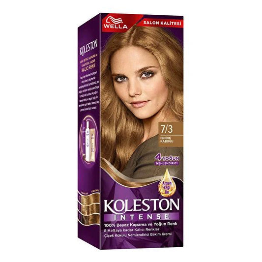 Koleston Intense Hazelnut Shell Hair Dye: 100% Grey Coverage, Long Lasting Color & Argan Oil for Intense Shine.