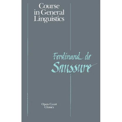 Course in General Linguistics - Paperback