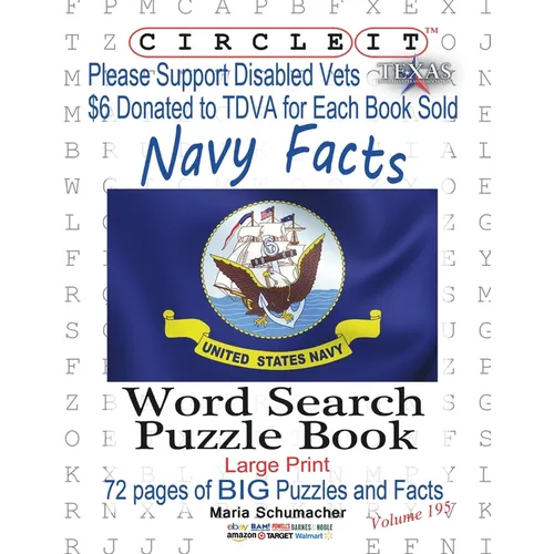 Circle It, United States Navy Facts, Word Search, Puzzle Book - Paperback