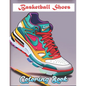Basketball Shoes Coloring Book: Cool Sneakers Basketball Lovers of all ages Kids and Adults - Paperback