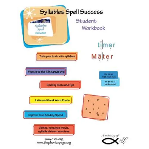 Syllables Spell Success Student Workbook - Paperback