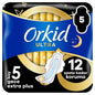Orkid Ultra Extra Plus Night Pads: Maximum Leak & Period Protection, Dermatologically Tested Feminine Hygiene, 5-Count