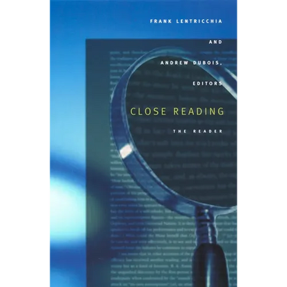 Close Reading: The Reader - Paperback