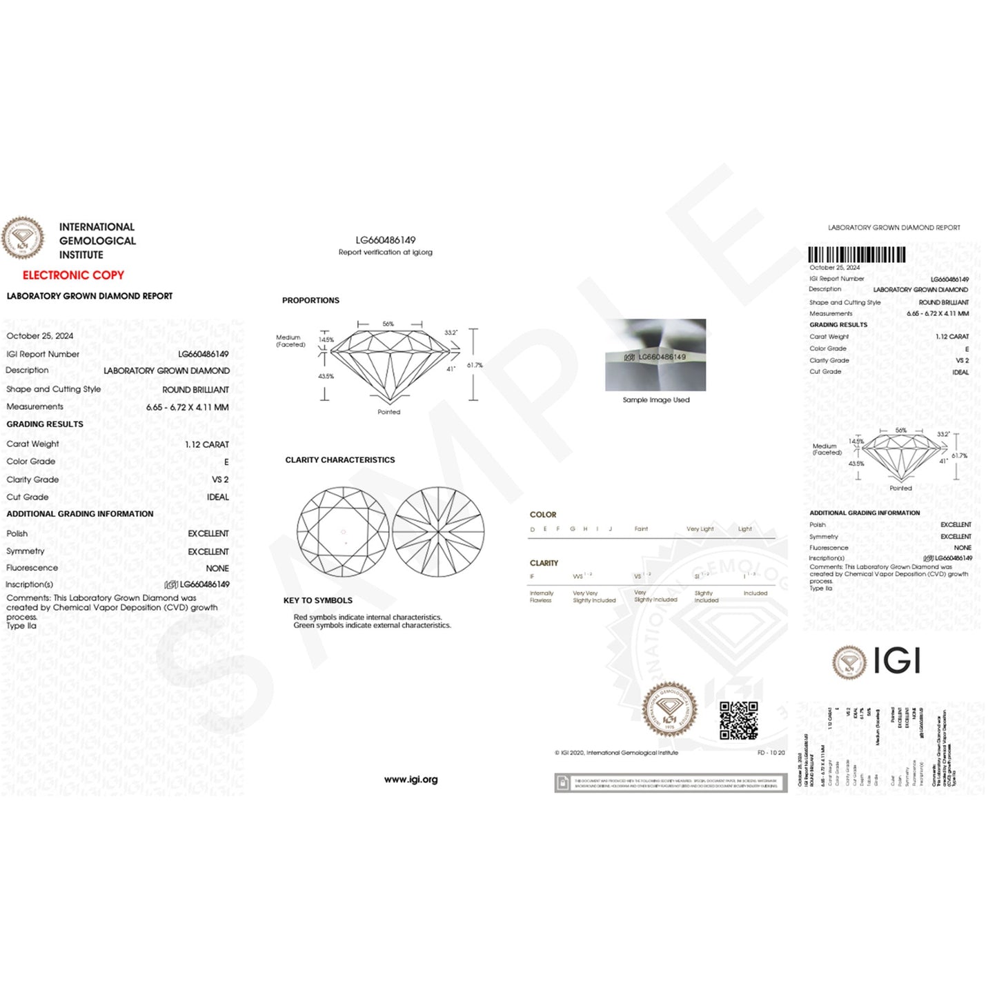 IGI Certified 3 Carat Lab Grown Diamond Princess Cut Wedding Ring Set for Women