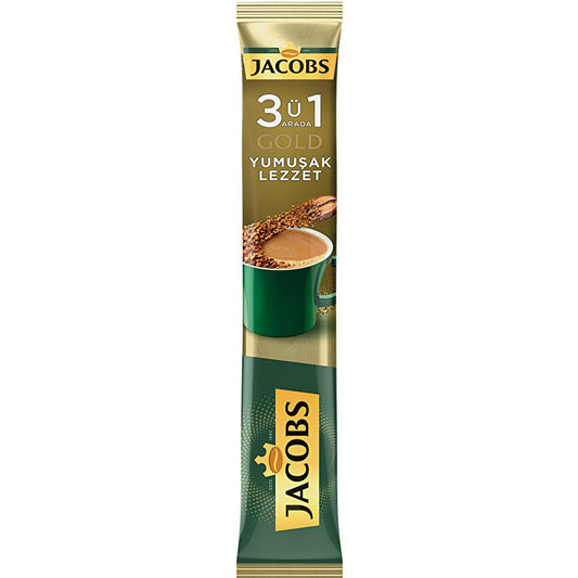 Jacobs Gold Instant Coffee 3-in-1 Soft Flavor - Convenient Coffee Solution