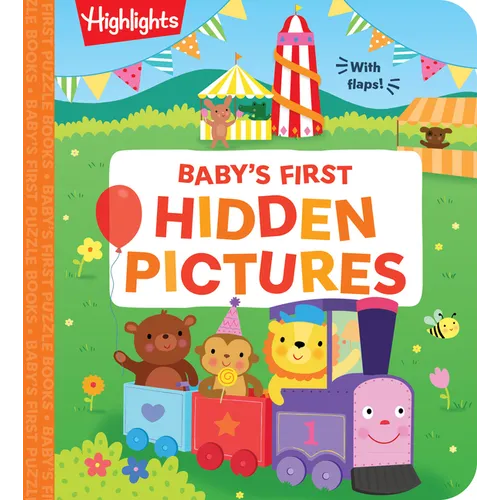 Baby's First Hidden Pictures: Lift the Flap Book with Learning Puzzles for Babies, Seek-And-Find Activity Book with Interactive & Sensory Puzzles - Board Book