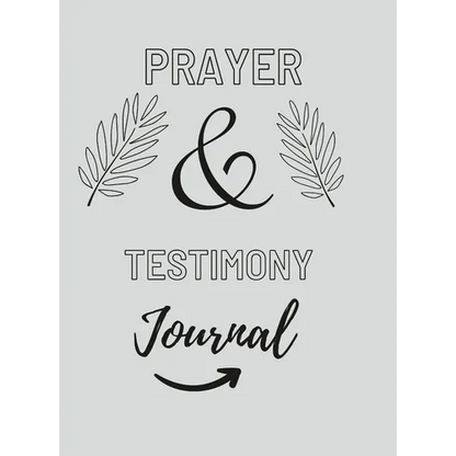 Prayer And Testimony Journal - Hardcover