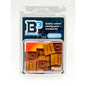 Dark Hardwood Tile Part Pack (20 Tiles) made with LEGO parts - B3 Customs