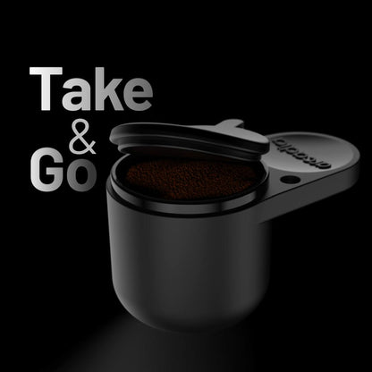 Arcadia Go Portable Rechargeable Turkish Coffee Maker, Black