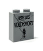 Voldemort Tombstone (Halloween) (1x2x2 Brick) made using LEGO part