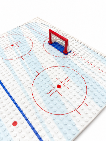 Hockey Rink Baseplate with Goals
