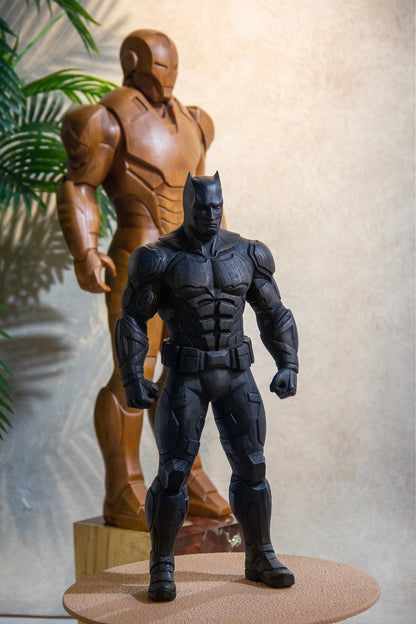 Wooden Armored Hero Statue