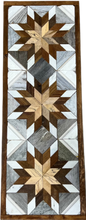 Handmade Amish Barn Quilt Banner Wall Art – 10.5in x 30in Reclaimed Wood Mosaic