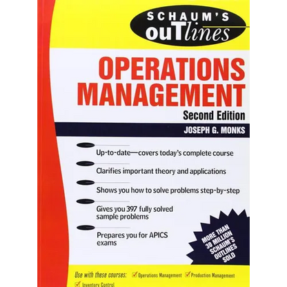 Schaum's Outline of Operations Management - Paperback