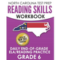 NORTH CAROLINA TEST PREP Reading Skills Workbook Daily End-of-Grade ELA/Reading Practice Grade 6: Preparation for the EOG English Language Arts/Readin - Paperback