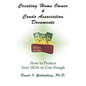 Creating Home Owner & Condo Association Documents: How to Protect Your Con-Dough - Paperback