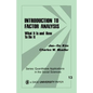 Introduction to Factor Analysis: What It Is and How to Do It - Paperback