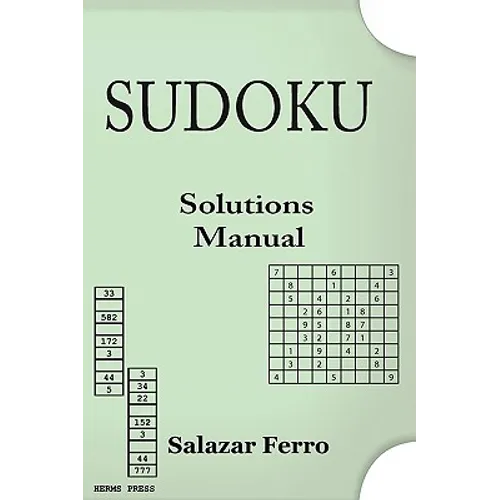 Sudoku Solutions Manual - Paperback
