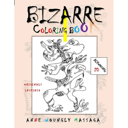 Bizarre: Coloring Book: Abstract Shapes, Wondrous Figures, and Artistic Shadows. - Paperback