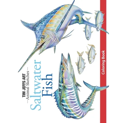 Saltwater Fish Coloring Book - Paperback