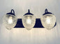 Bathroom Vanity Lighting Fixture of Antique Glass