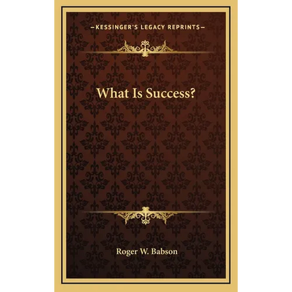 What Is Success? - Hardcover