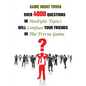 Game Night Trivia: Over 4000 Questions In Multiple Topics Will Confuse Your Friends In The Trivia Game - Paperback