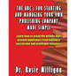 The ABCs for Starting and Managing Your Own Publishing Company Made Simple - Paperback