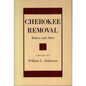 Cherokee Removal: Before and After - Paperback