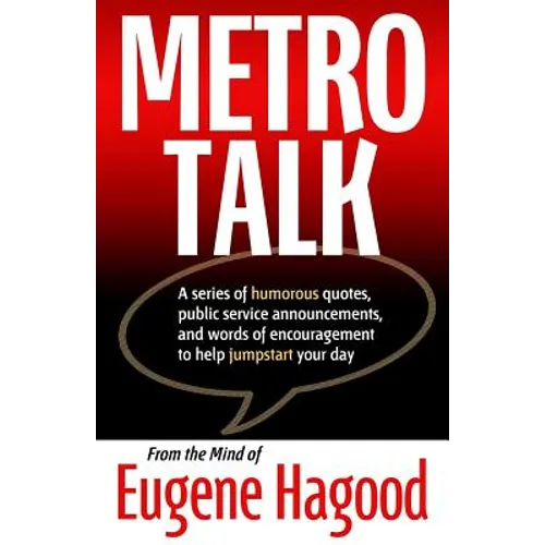 Metro Talk - Paperback
