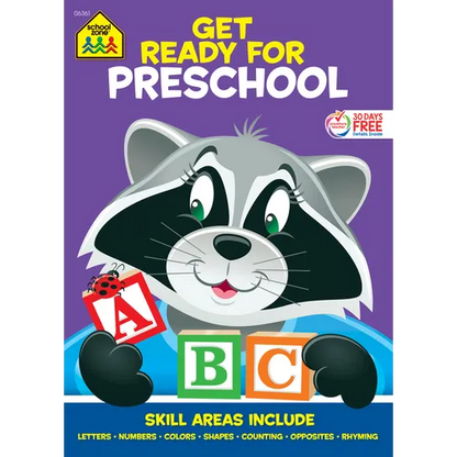 School Zone Get Ready for Preschool Workbook - Paperback