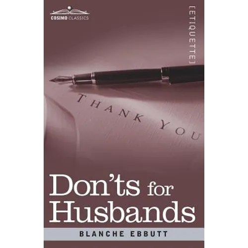 Don'ts for Husbands - Paperback